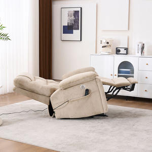 हॉट सेल इलेक्ट्रिक मेडिकल लिफ्ट चेयर एक्सपेंडेबल फोल्डेबल फोल्डेबल फोन एयर मसाज रिक्लियर मखमली असबाब रिमोट कंट्रोल - Product Image 6