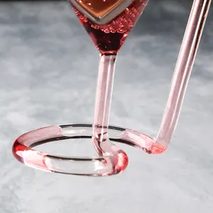 Aeofa Kaca Cocktail Spiral Kreatif Gelas Martini Berputar Spiral Gelas Koktail