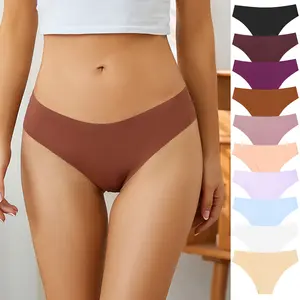 Label Bedrukt Dames Onzichtbaar Brutaal Ondergoed Ondergoed Culotte Femme Naadloze Hipster String Bikini Panty