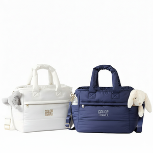 Nuevo diseño de moda Puffer acolchado estilo coreano para mujeres <span class=keywords><strong>mamá</strong></span> viaje elegante diseñador <span class=keywords><strong>mamá</strong></span> bolsa de pañales - Product Image 5