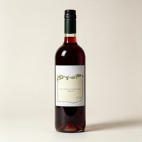 Etiqueta Adhesiva para Botellas de Vino de Fábrica Haoxuan, Estilo Vintage de Lujo, con Relieve Metálico, Impresión Personalizada en PET para Empaques Premium