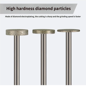 Lapidary diamantboortjes T-vormig 3mm schacht voor edelsteen jade amber juwelierswerk hoge precisie graveren - Product Image 4