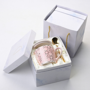 Juego de Regalo de Navidad de Lujo Corporativo 2022, Juego de Regalo de Mármol para Boda, Recuerdo para Damas de Honor, Regalo para <span class=keywords><strong>Parejas</strong></span>, Taza, Caja de Regalo, Bolsa para Boda - Product Image 6