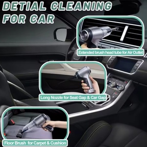 Two Versions Multi-Function 6000PA/10000PA Cyclone Car Vacuum Cleaner 2 in 1 Function Air Vacuum and Air Blow Cleaner - Product Image 4