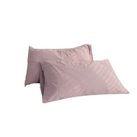 Taie d'oreiller en coton tissé moderne avec logo personnalisé, 100% coton, unie/à motifs, fermeture à rabat, tailles 51*66cm, pour la maison et l'hôtellerie
