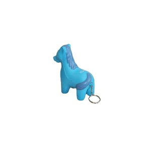 Llavero con Forma de Caballo de Peluche, Llavero de Goma No Tóxica con Diseño de Animal de Dibujos Animados - Product Image 1