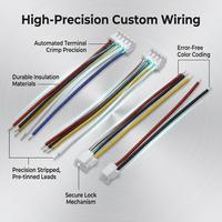 Rangkaian Kabel Medis Industri Kustom dengan Konektor 48 64 Pin untuk Perangkat Elektronik Presisi