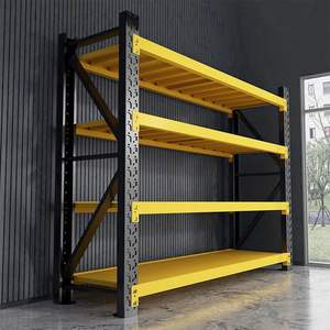 מתלה אחסון מתכווננת אבקת פלדה מחופה חנות מתכת מתלה מדפים תעשייתיים מתלה מדפים - Product Image 1