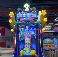 Lucky Eggs 2 Machine de jeux d'arcade à pièces de monnaie en métal pour intérieur, machine de récompense de tickets de parc d'attractions pour enfants, centre de jeux