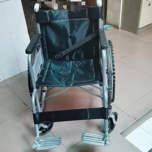 Manual Wheelchair Foldable Lightweight Aluminum Alloy <b>Frame</b> U Brake For Elderly Mobility Aid - Product Image 3