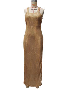 Modieus Selling Europa En De Verenigde Staten Prachtige Elegante Sexy Geslit Slanke Hals Pailletten <span class=keywords><strong>Prom</strong></span> Party Avondjurk - Product Image 6