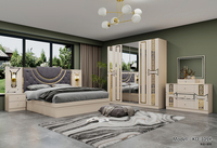 Ensemble de chambre à coucher minimaliste, design élégant et simple, ensemble de meubles de chambre à coucher king size