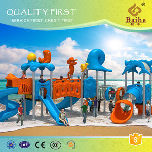 Lớn trẻ mới biết đi sân chơi ngoài trời vui chơi giải trí công viên thiết bị với nhựa Slide cho trẻ em giải trí - Product Image 2