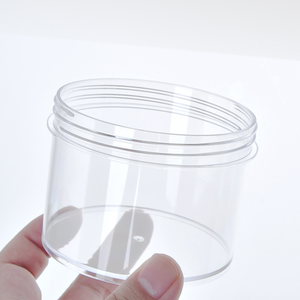 Contenedor de barro de cristal vacío de 120ml y 200Ml al por mayor, tarro de plástico transparente de boca ancha, contenedor de almacenamiento de limo PS con tapa blanca - Product Image 4
