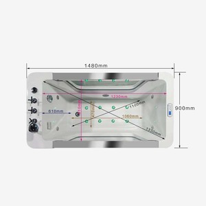 Ultima Vasca da Bagno Idromassaggio Autoportante per Neonati in Acrilico con Sensore di Temperatura - Product Image 6