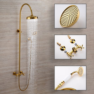 ราคาโรงงานคลาสสิกทองเหลืองติดผนังประหยัดพลังงานฝักบัวแผง<span class=keywords><strong>หัว</strong></span> - Product Image 6