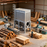 Dépoussiéreur portable silencieux pour le travail du bois avec une forte aspiration pour l'installation et les réparations de meubles sur site