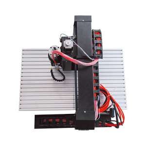 Máquina CNC de Escritorio Zhong Hua Jiang de 3 Ejes y Estructura de Acero 6090 para Tallado de Madera y Corte de Metal - Product Image 4
