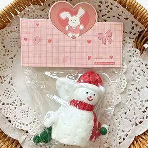 Cute Christmas Shaped Soft TPR Fidget for Kids Xmas Stress Relief Slow Rising <b>Squishy</b> Toy - Product Image 1