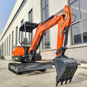 Mini escavatore cingolato idraulico scavatore cingolato con 360 gradi ruotare compatto 1 Ton 2ton escavatore con allegato per la vendita - Product Image 4