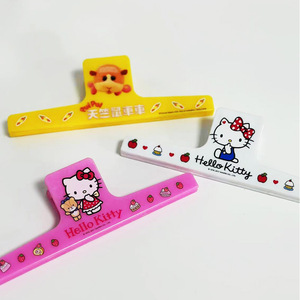 Plastic Binder Clip 18Cm Magnetic Sealing Clip Mixed Colors For Stationery Receipts Food Pet Use - Product Image 2