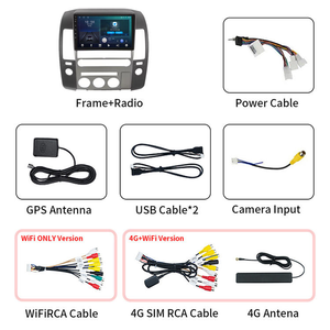 Radio Reproductor Multimedia para Auto con Pantalla de 9'', 4G, 8 Núcleos, GPS, Navegación, Android, Carplay, Video Estéreo para Nissan Pathfinder Nacara 2004~2014 - Product Image 2