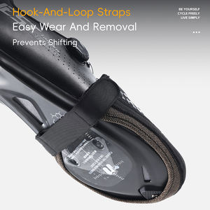 WEST BIKING Chaussures de vélo mi-hautes professionnelles à haute élasticité, couvre-chaussures XL réglables, creux, réfléchissants, protecteurs de chaussures de vélo - Product Image 5