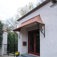 Toldo de Hierro Forjado Negro para Ventanas y Puertas, Parasol para Villa, Toldos de Hierro Tradicionales para Entrada, Decoración Exterior, Accesorios para Puertas