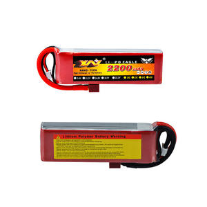 Batteria lipo ai polimeri di litio ad alta capacità 2200mah 35c 4s 14.8v 4s per elicottero FPV rc - Product Image 3