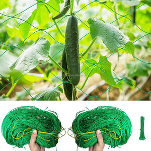 Red de soporte para plantas de HDPE anudada - Malla de espaldera de alta resistencia con nudos para soporte de plantas trepadoras y vegetales de jardín - Product Image 5