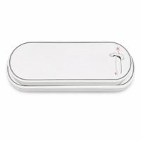Assiette en mélamine incassable, blanche brillante, qualité alimentaire, réutilisable, pour usage en restaurant