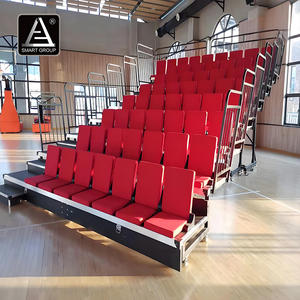 Système de sièges rétractables pour terrain de basket-ball, théâtre, événements, gradins de stade, cinéma, sièges pliants mobiles télescopiques - Product Image 6