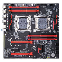 Carte mère HUANANZHI X99 8D3 à double emplacement pour processeur, RAM DDR3, format E-ATX, prend en charge la plateforme de processeur LGA2011-3
