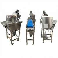 Ligne de production de mini-douilles glacées enrobées de chocolat pour dattes, cacahuètes, amandes et noix, pour usage domestique
