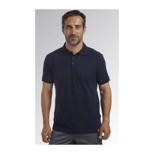 DIADORA UTILITY - 702.177955-60062/3XL Polo bleu marine classique à manches courtes en piqué de coton biologique - Product Image 2