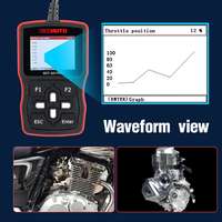 Escáner de Diagnóstico para Motocicletas 601PRO, Lector de Códigos de Fallas OBDII para Honda, Yamaha y Suzuki