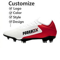 Chaussures de football d'entraînement respirantes professionnelles personnalisées OEM pour fabricants – Crampons de football à tige basse pour terrain synthétique