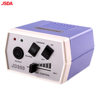 Taladro y Lima de Uñas Profesional Popular JD300 de Plástico con Motor de Escobillas 30000rpm, Herramienta Portátil para Arte de Uñas, Compatible con Enchufes de EE. UU./Reino Unido/UE