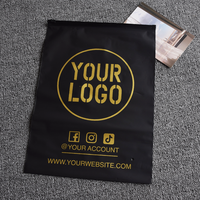 Bolsas de Plástico CPE con Cierre Negro Esmerilado y Logotipo Personalizado para Ropa