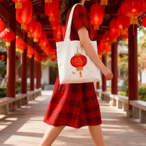 Bolsas de Regalo de Lona al por Mayor con Logotipo Personalizado, Bolsas de Lona para Eventos de Empresas, Festivales y Escuelas, Bolsas de Algodón para Uso Diario - Product Image 4