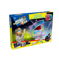 Jouets éducatifs préscolaires, lunettes 3D, tablette à effets lumineux, puzzle, tableau de dessin magique 3D avec stylo pour enfants, cadeaux pour enfants