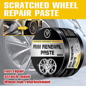 Crème réparatrice pour rayures de jantes de 50 g - Restaure et rajeunit les rayures, l'oxydation et les traces d'usure des jantes en alliage - Product Image 1