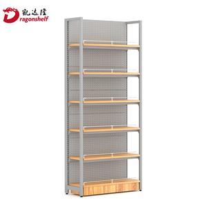 Étagère d'épicerie <span class=keywords><strong>double</strong></span> face pour supermarché, rayonnage de gondole pour magasin, présentoir de supermarché - Product Image 6