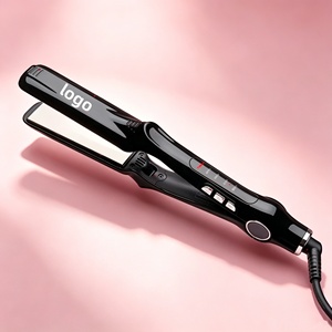 Lisseur professionnel pour cheveux <span class=keywords><strong>Pro</strong></span> 485F avec revêtement en titane, fer à lisser à chauffage rapide PTC, <span class=keywords><strong>chauffe</strong></span> en 30 secondes avec écran LCD - Product Image 1