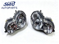 Faro Delantero HID Original de Segunda Mano 2038202059, Faro de Xenón Izquierdo Compatible con Mercedes W203 Clase C, Piezas de Repuesto Automotrices Desmontadas