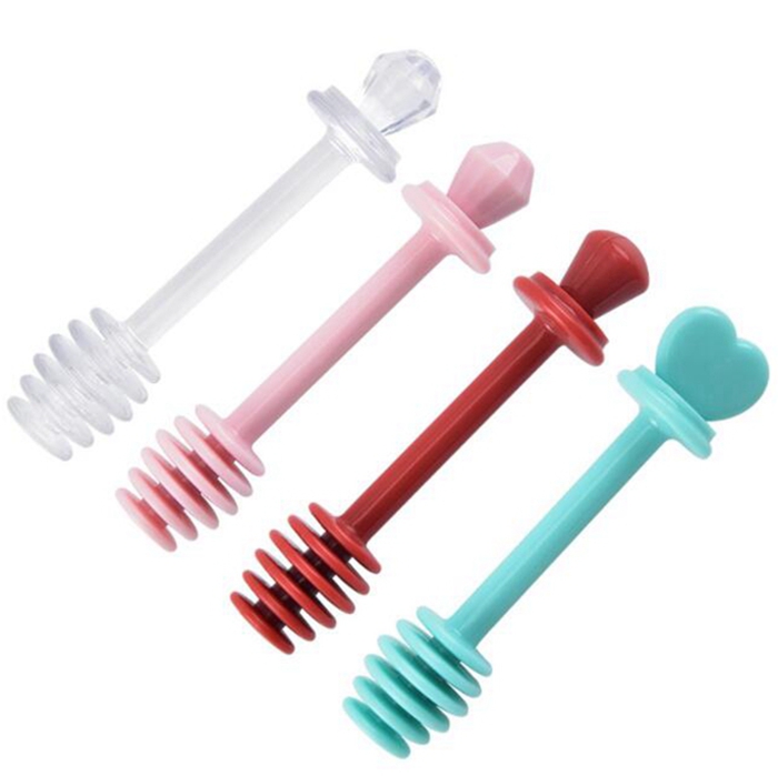 Plastic chocolate jar serving Honey Stick honey dipper baking tools