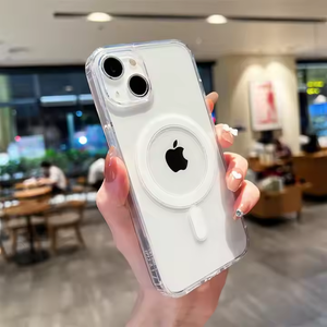 Coque de téléphone transparente en PC magnétique antichoc pour <span class=keywords><strong>iPhone</strong></span> 16E Pro Max, compatible avec <span class=keywords><strong>iPhone</strong></span> 17 16 15 14 13 12 11 - Product Image 5