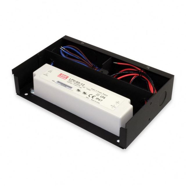Custom Aluminum & Stainless Steel Sheet Metal LED Driver Enclosure Housing with Powder Coating ISO9001 Certified