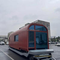 Maison conteneur de luxe avec fenêtre panoramique, conception modulaire en acier en kit pour complexes hôteliers - Maison préfabriquée moderne de 20/40 pieds