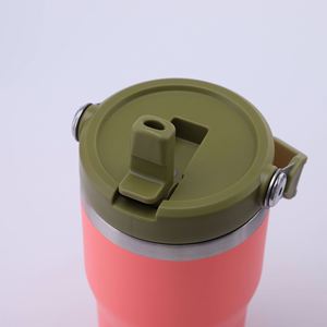 <span class=keywords><strong>Vaso</strong></span> Térmico de Acero Inoxidable de 30oz con Asa y Popote, Personalizable con LOGO, para Camping y Bebidas Calientes/Frías - Product Image 6